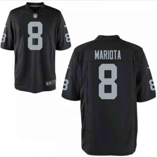 Men Raiders  238 Marcus Mariota Black Vapor Limited Jersey